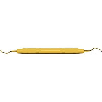 American Eagle XP Universal Curette 13/14 McCall, Double-End, EagleLite Yellow Resin Handle, 3/8" (9.5mm), AECM13-14XPX thumbnail 7
