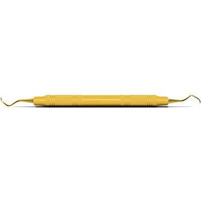 American Eagle Instruments Universal Curette, XP, #3-4 Rules, Smallest Posterior, Double-End, EagleLite Resin Handle, 3/8", Yellow, 1/Pk, AECR3-4XPX thumbnail 14
