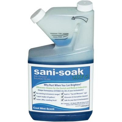 Sani-Soak® Ultra Anticorrosive Enzymatic Cleaner, Cool Mint, 1 Quart Bottle, 5201 thumbnail 5