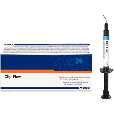 VOCO Clip Flow Light-Cured Flowable Temporary Filling Material, 1.8g Syringe, Pack of 2, Ref 1282 thumbnail 22