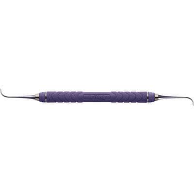 Hu-Friedy EverEdge 2.0 Nebraska #128 Double-Ended Sickle Scaler, C8 Resin 8 Colors Handle, Purple, 1/Pkg thumbnail 3