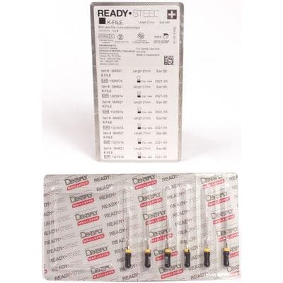 Dentsply Maillefer READYSTEEL K-File, #80, 21mm, Black, Sterile, 6/Pack, 6848021 thumbnail 9
