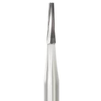 Midwest Operative Carbide Bur #169, FG, Tapered Fissure, Flat End, 0.9 mm Diameter, 3.2 mm Length, 6 Flutes, 100/Bag, 386221 thumbnail 10