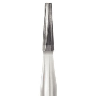 Midwest Operative Carbide Bur #170, RA (Right-Angle Latch), Tapered Fissure Flat End, 1.0 mm Diameter, 3.7 mm Length, 10/Pkg thumbnail 2