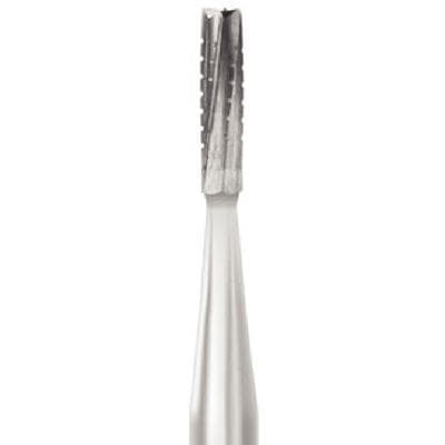 Midwest Operative Carbide Bur #557, RA (Right-Angle Latch), Straight Fissure Crosscut Flat End, 1.0 mm Diameter, 3.7 mm Length, 10/Pkg, 389127 thumbnail 9