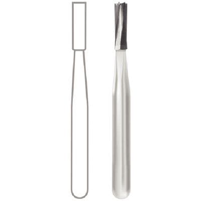 Midwest Operative Carbide Bur FG #58, Straight Fissure, Flat End, 1.2 mm Diameter, 3.7 mm Length, 10/Pk, 389218 thumbnail 11