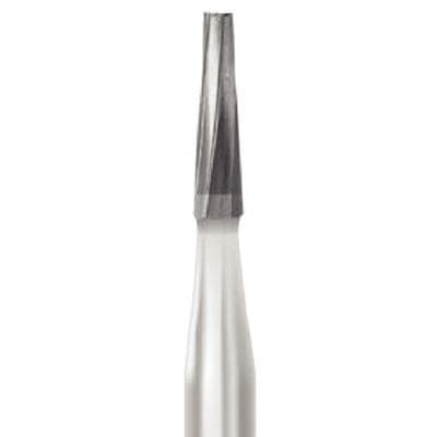 Midwest Operative Carbide Bur #170, Tapered Fissure, Flat End, FG, 1.0 mm Diameter, 3.7 mm Length, 10/Pk, 389222 thumbnail 10