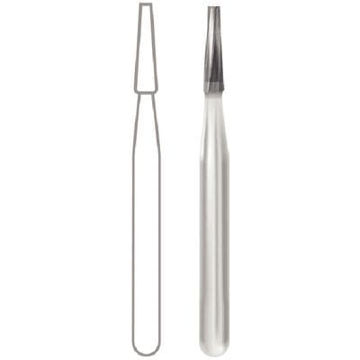 Midwest Operative Carbide Bur #170, Tapered Fissure, Flat End, FG, 1.0 mm Diameter, 3.7 mm Length, 10/Pk, 389222 thumbnail 11