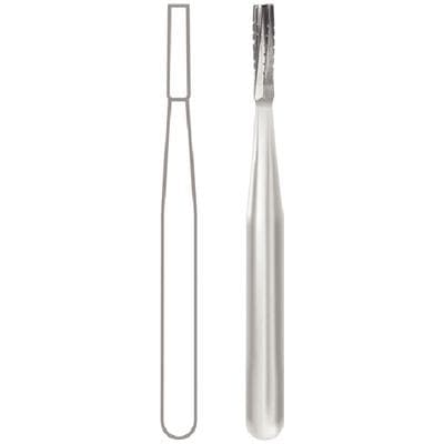 Midwest Operative Carbide Bur #556, FG, Straight Fissure, Flat End, Crosscut, 6 Flutes, 0.9 mm Diameter, 3.2 mm Length, 10/Pkg, 389226 thumbnail 11