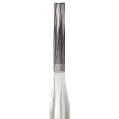 Midwest Operative Carbide Bur #57-L, FG, Straight Fissure, Flat End, 1.0 mm Diameter, 4.9 mm Length, 10/Pkg, 389240 thumbnail 10