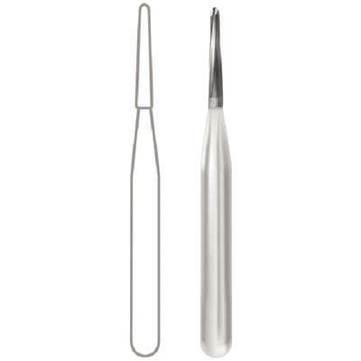 Midwest Operative Carbide Bur #1169-L, FG, 6 Flutes, Tapered Fissure, Dome End, 0.9 mm Diameter, 4.9 mm Length, 10/Pkg, 389242 thumbnail 11