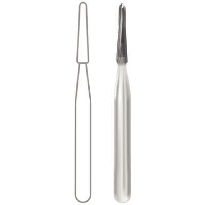 Midwest Operative Carbide Bur FG #1170-L, Taper Dome End, 1.0 mm Diameter, 4.9 mm Length, 6 Flutes, 10/Pk, 389243 thumbnail 11