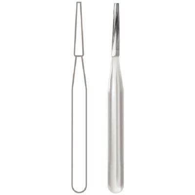 Midwest Operative Carbide Bur FG #170-L, Tapered Fissure, Flat End, 1.0 mm Diameter, 4.9 mm Length, 10/Pk, 389246 thumbnail 11