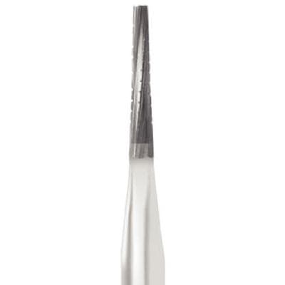 Midwest Operative Carbide Bur #699-L, FG, Tapered Fissure, Flat End, Crosscut, 6 Flutes, 0.9 mm Diameter, 4.9 mm Length, 10/Pkg, 389248 thumbnail 10
