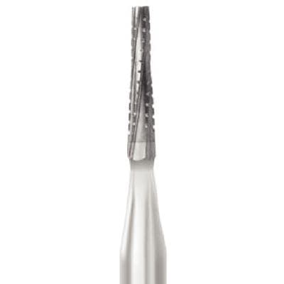 Midwest Operative Carbide Bur #700-L, FG, Tapered Fissure, Flat End, Crosscut, 6 Flutes, 1.0 mm Diameter, 4.9 mm Length, 10/Pkg, 389249 thumbnail 10