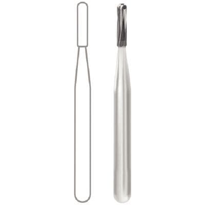 Midwest Operative Carbide Bur FG #1156, Straight Fissure Dome End, 0.9 mm Diameter, 3.2 mm Length, 10/Pk, 389255 thumbnail 11