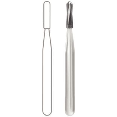 Midwest Operative Carbide Bur #1157, FG, Straight Fissure Dome End, 1.0 mm Diameter, 3.7 mm Length, 10/Pkg, 389256 thumbnail 11