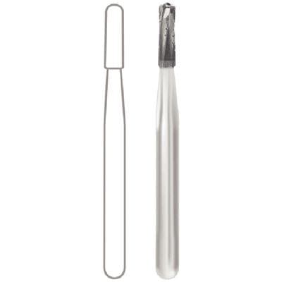 Midwest Operative Carbide Bur #1558, FG, Straight Fissure Dome End Crosscut, 1.2 mm Diameter, 3.7 mm Length, 10/Pk, 389260 thumbnail 12