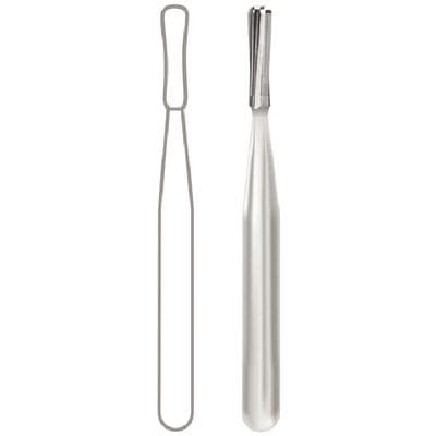 Midwest Operative Carbide Bur FG #332-L, Pear Shape, Round End, 1.2 mm Diameter, 4.1 mm Length, 8 Flutes, 10/Pk, 389265 thumbnail 11