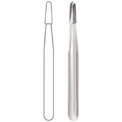 Midwest Operative Carbide Bur FG #1171, Taper Dome End, 1.2 mm Diameter, 3.7 mm Length, 6 Flutes, 10/Pk, 389273 thumbnail 11