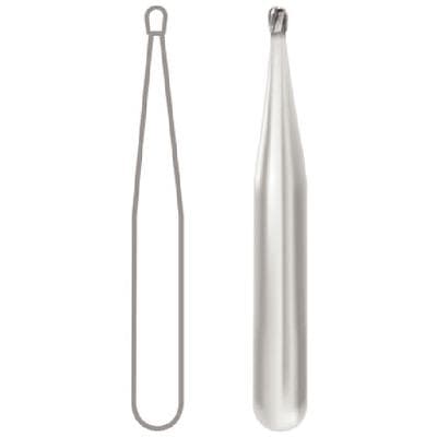 Midwest Operative Carbide Bur FGSS #1/2 Round, Short Shank, 0.6mm, 10/Pk, 389402 thumbnail 11