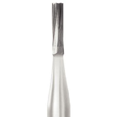 Midwest Operative Carbide Bur #56, Straight Fissure, Flat End, Friction Grip Short Shank, 0.9 mm Diameter, 3.2 mm Length, 6 Flute, 10/Pk, 389416 thumbnail 9