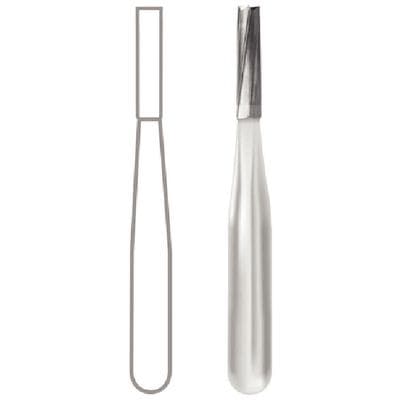 Midwest Operative Carbide Bur #57, Straight Fissure, Flat End, FG Short Shank, 1.0 mm Diameter, 3.7 mm Length, 10/Pk, 389417 thumbnail 11