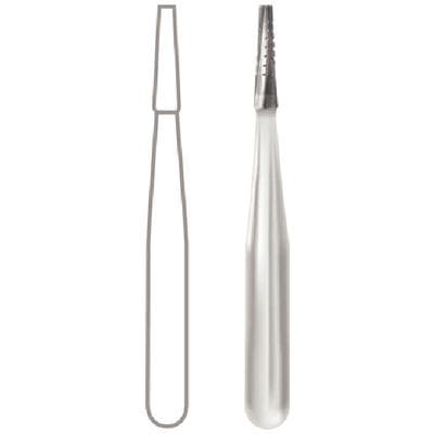 Midwest Operative Carbide Bur #699, Taper Flat End Crosscut, Friction Grip Short Shank, 0.9 mm Diameter, 3.2 mm Length, 10/Pk, 389431 thumbnail 11