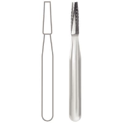 Midwest Operative Carbide Bur #701 FGSS Taper Fissure Crosscut, Short Shank, 10/Pk, 389433 thumbnail 10