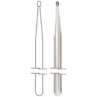 Midwest Operative Carbide Bur, Round #1, HP (Straight Handpiece), 0.8 mm Diameter, 10/Pk, 389303 thumbnail 8