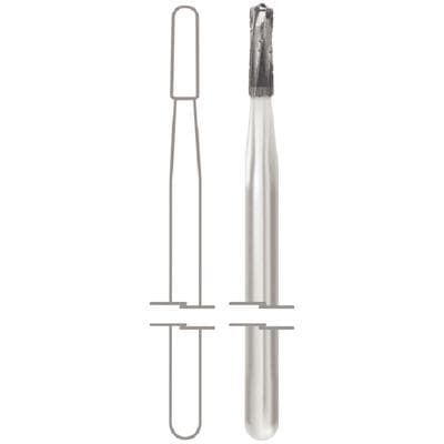 Midwest Operative Carbide Bur #1558, HP, Straight Fissure Crosscut Dome End, 1.2 mm Diameter, 3.7 mm Length, 10/Pkg, 389360 thumbnail 7