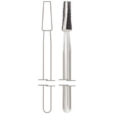 Midwest Operative Carbide Bur, HP, Taper Flat End Cross Cut, #703-L, 2.1 mm Diameter, 10/Pk, 389367 thumbnail 10
