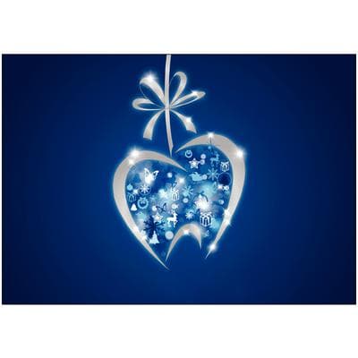 Designer's Choice Holiday Personalized Postcard, Dental Ornament, 6" W x 4-1/4" H, 100/Pkg - Designer’s Choice Holiday Personalized Postcard, 100/Pkg - Dental Ornament, 6" W x 4-1/4" H - Image 1