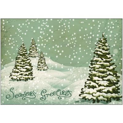 Designer's Choice Holiday 4-Up Laser Postcard, Season's Greetings, 5-1/2" W x 4-1/4" H, 100/Pkg - Designer’s Choice Holiday 4-Up Laser Postcard, 100/Pkg - Season's Greetings, 5-1/2" W x 4-1/4" H - Image 1