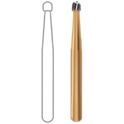 Midwest Trimming and Finishing Carbide Burs, FG - Round 12 Blade, #7003, 1.2 mm Diameter, 10/Pkg, 389502 thumbnail 6