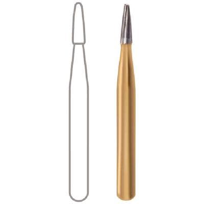 Midwest Trimming & Finishing Carbide Bur, FG, Bullet, 12-Blade, #7801, 0.9mm Diameter, 2.8mm Length, 10/Pk, 389507 thumbnail 11