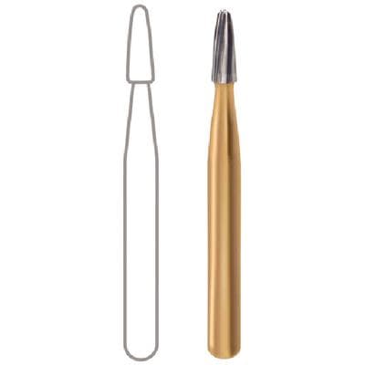 Midwest Trimming & Finishing Carbide Bur, #7803, Bullet, 12-Blade, Friction Grip, 1.2mm Diameter, 3.0mm Length, 10/Pk, 389509 thumbnail 11