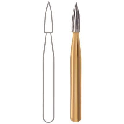 Midwest Trimming & Finishing Carbide Bur, #7903, FG, Needle, 12-Blade, 1.2mm Diameter, 3.8mm Length, 10/Pk, 389512 thumbnail 11