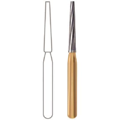 Midwest® Trimming and Finishing Carbide Bur, FG - Tapered Cone 12 Blade, #7204, 1.4 mm Diameter, 8.8 mm Length, 10/Pkg, 389516 thumbnail 11
