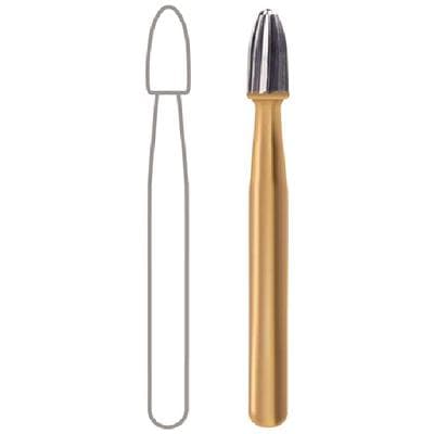 Midwest Trimming and Finishing Carbide Bur, FG, 12-Blade, Egg, 1.8 mm, #7406, 10/Pk, 389523 thumbnail 16