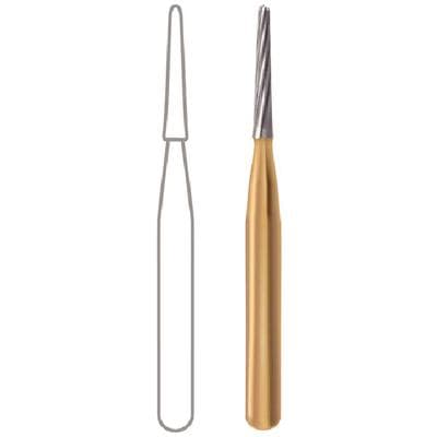 Midwest Trimming & Finishing Carbide Bur FG #7642, Extra Long Taper, 12-Blade, 1.0mm Diameter, 5.7mm Length, 10/Pk, 389536 thumbnail 11