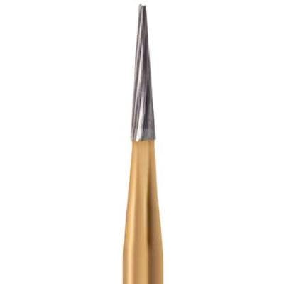 Midwest 12-Blade Trimming & Finishing Carbide Bur, FG, Taper T-Series, #7214 T-2, 1.2 mm Diameter, 5.1 mm Length, 10/Pk, 389902 thumbnail 11