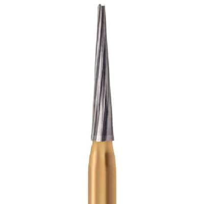 Midwest Trimming and Finishing Carbide Bur, FG, Taper T-Series 12 Blade, #7714 T-3, 1.4 mm Diameter, 7.6 mm Length, 10/Pkg, 389903 thumbnail 10