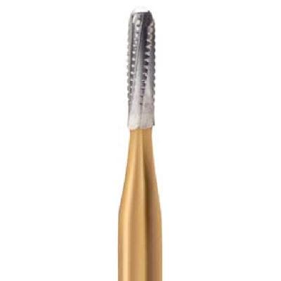 Midwest® #1957-D FG Carbide Bur, Straight Dome End Fissure Crosscut, Fine Crosscut, 1.0 mm Diameter, 3.7 mm Length, 10/Pkg, 389557 thumbnail 8