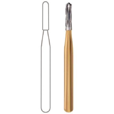 Midwest® #2157 Carbide Bur, FG Friction Grip, Straight Dome End Crosscut, 1.0 mm Diameter, 3.7 mm Length, 10/Pkg, 389563 thumbnail 9