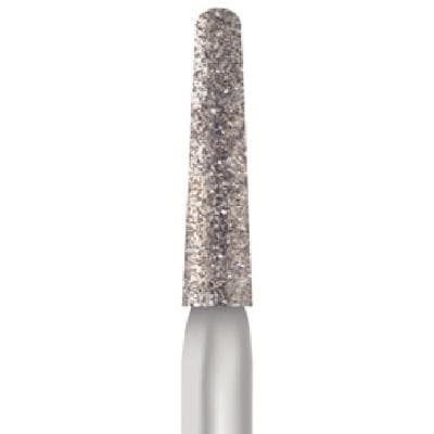 Midwest Once Sterile Single-Use Diamond Bur, Fine Grit, Taper Round End, #856-016F, 1.6mm Diameter, 8.0mm Length, Friction Grip, 25/Pk, 1856016F thumbnail 14