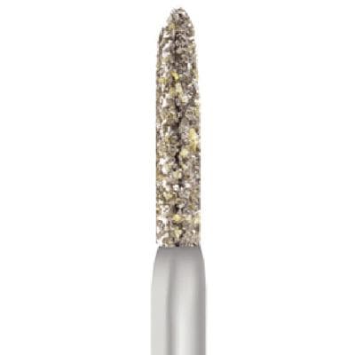 Midwest ONCE Sterile Single-Use Diamond Bur, 878-012C, Coarse, Cylinder Beveled, Friction Grip, 1.2 mm Diameter, 8.0 mm Length, 25/Pk, 1878012C thumbnail 5