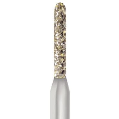 Midwest Once Single-Use Diamond Bur, FG, Coarse, Cylinder Round End, #881/009, 0.9 mm Diameter, 7.0 mm Length, 25/Pk, 1881009C thumbnail 6