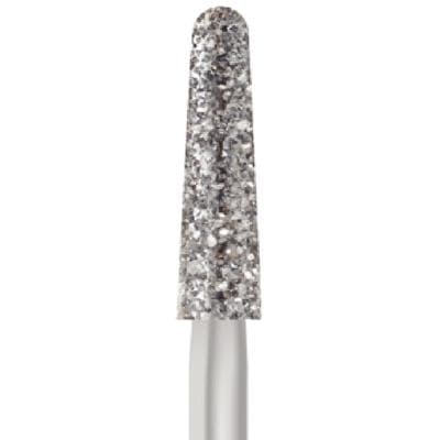 Midwest® Multi-Use Diamond Bur FG, Coarse, Taper Round End Long, #850-023C, 2.3 mm Diameter, 10.0 mm Length, 5/Pkg, 471177 thumbnail 6
