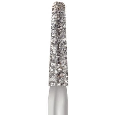 Midwest® Multi-Use Diamond Bur, FGSS, Taper Round End, Coarse, #856/016, 1.6 mm Diameter, 8.0 mm Length, Green Ring, 5/Pkg, 471223 thumbnail 6